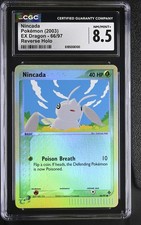 CGC 8.5 Nincada 66/97 EX Dragon Reverse Holo Pokemon Card