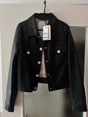 Kurze Bikerjacke/Lederjacke von S. Oliver Gr. M, neu mit Etikett