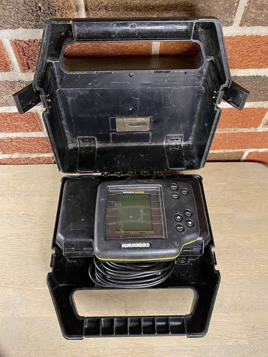 Humminbird Wide 100 Portable Fish / Depth Finder & 455 Transducer w/ Case | eBay Humminbird Wide 100 Portable Fish / Depth Finder & 455 Transducer w/ Case | eBay