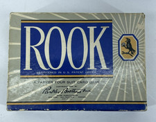 Rook Parker Brothers Card Game 1955 Vintage Complete Blue Cards