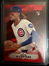 Kevin Alcantara 2025 Stadium Club Red Foil #91 (RC) - Chicago Cubs