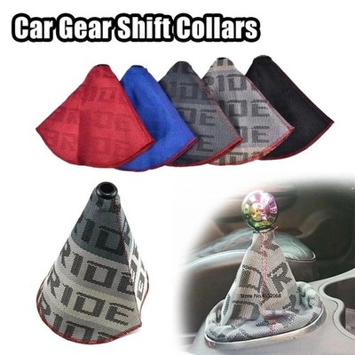 Shifter Boot Cover Bride Racing Hyper Fabric Shift Knob MT/AT Stitches For Cars
