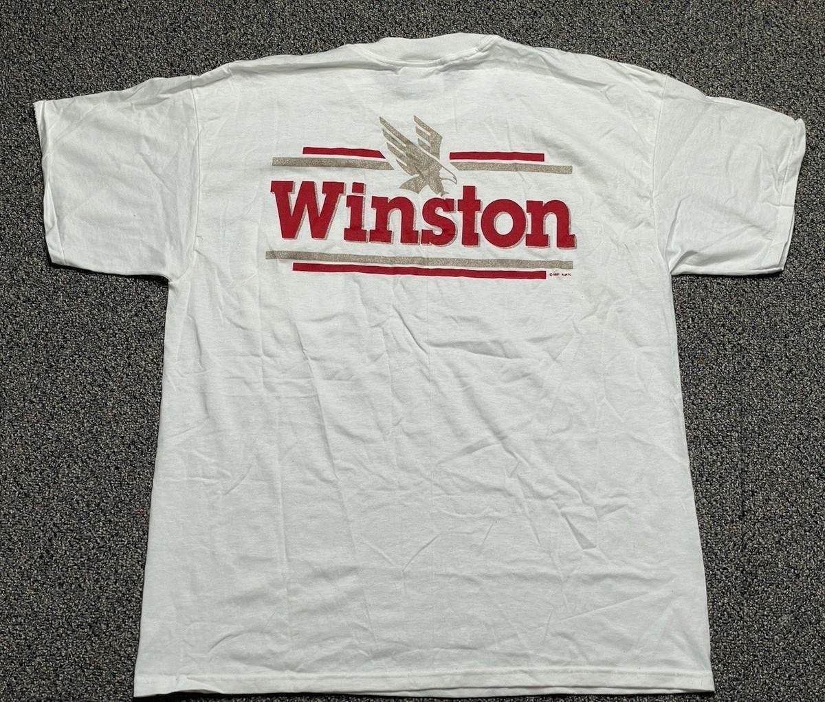 Winston 1992年製　ヴィンテージ Vintage Winston Cigarettes Summer 1992 XL Graphic Shirt White | eBay