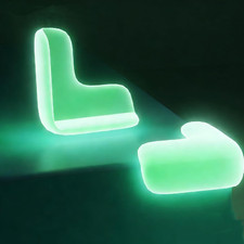 10 Pack Glow in The Dark L Shape Corner Protectors, Luminous Baby Proofing Ed...