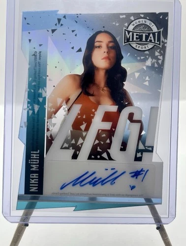 2025 Leaf Metal Women of Sport: Nika Mühl “LFG!” Acetate Die-cut AUTO SSP 6/8💎