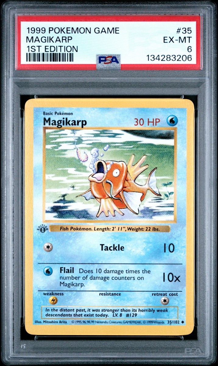 Magikarp 035/102 Base Set (Shadowless) Regular for sale online | eBay