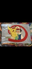 Vintage Pok mon Twin Sheet Set Pillowcase Flat And Fitted Sheets 1990s