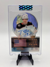 2022-23 UD Clear Cut - Troy Terry (PA-TT) /99 CLEAR CUT PRIDE Autograph