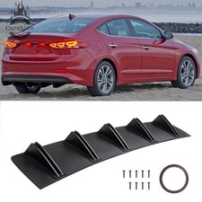 For Hyundai Sonata Elantra Rear Bumper Lip Diffuser Spoiler Splitter Shark Fin For Hyundai Sonata Elantra Rear Bumper Lip Diffuser Spoiler Splitter Shark Fin