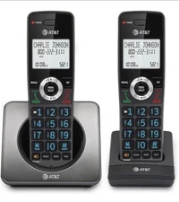 AT&T GL2101-2 DECT 6.0 2-Handset Cordless Home Phone with Call Block, Caller ID