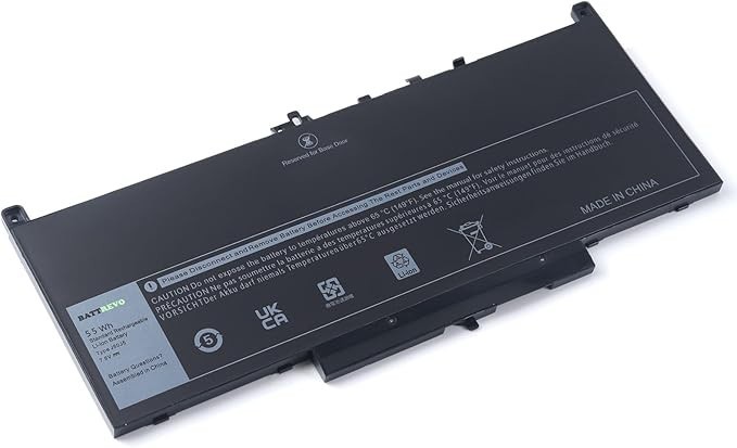 Batteria Ricambio Dell J60J5 (7.6V 55Wh) per Latitude E7270 E7470