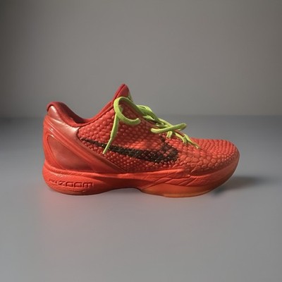 Nike Kobe 6 Protro Reverse Grinch Basketball Sneakers FV4921-600 Crimson/Black/ 