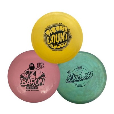 Disc Golf UK Starter Set mit 3 Scheiben Frisbee Golf - Made in UK PDGA zugelassen
