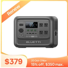 BLUETTI Elite 100 V2 1800W 1024Wh Portable Power Station LFP Generator Off-Grid