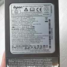 Dyson 6-Cell Battery Pack Type B 22.2V 2000mAh for DC44 Vacuum Cleaner Gray