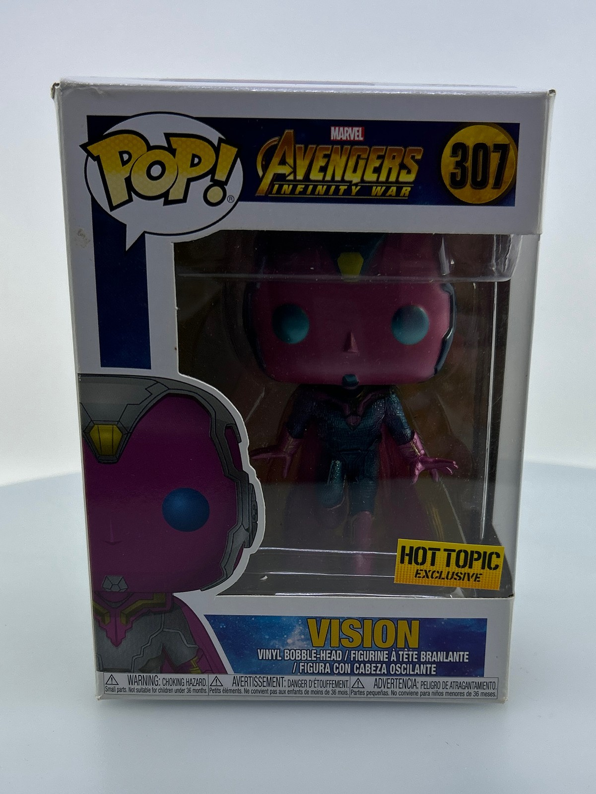 Funko POP! Marvel Avengers: Infinity War Vision #307 Hot Top