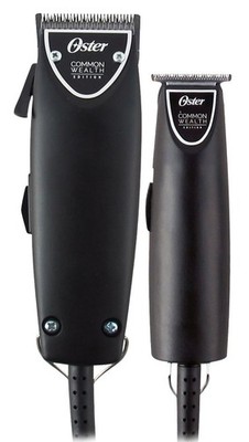 Oster Common Wealth Edition Fast Feed Clipper + T-Finisher Trimmer Combo Black