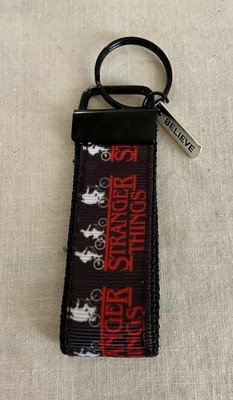 Stranger Things 4  Key Fob With Charm That Says  believe  Attached