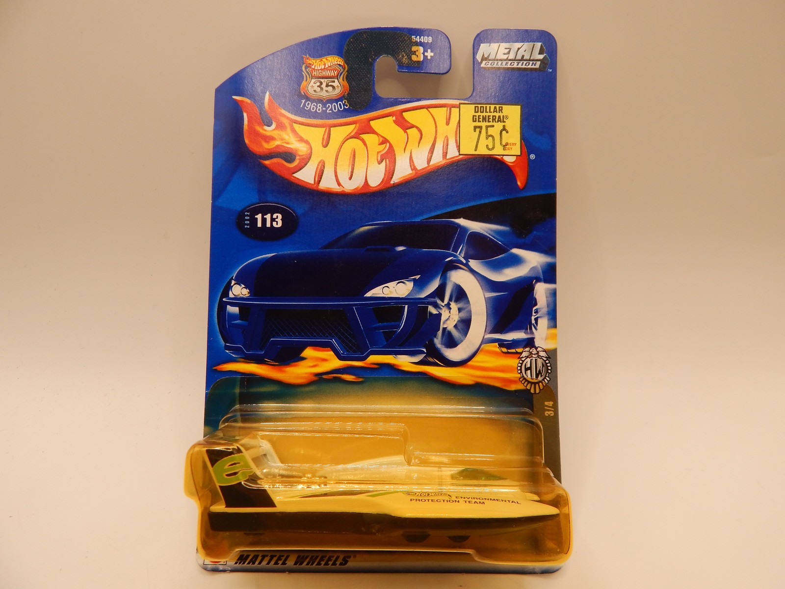 2003 Hot Wheels White Hydroplane 3/4 113