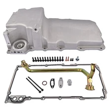 US Conversion Swap Oil Pan Low Profile Retrofit Kit Satin LS1 LS2 LS3 LS6 5.3
