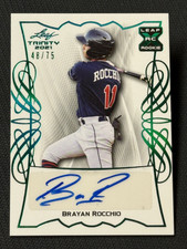 2021 Leaf Trinity ROOKIE AUTO Brayan Rocchio 48/75