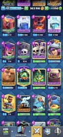 CR 65 LVL | 47 MAXED CARDS | 10K+ Trophies | 360K+ GOLD | CHEAP