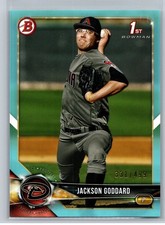 2018 Bowman Draft #BD-147 Jackson Goddard Sky Blue