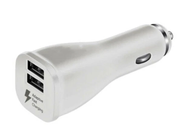 Adaptador cargador coche doble puerto USB carga rápida rápida para HTC SAMSUNG LG iPhone Foto 3 de 4