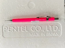 Fluorescent (Neon) Pink Pentel Sharp P205-FP 0.5mm Drafting Mechanical Pencil