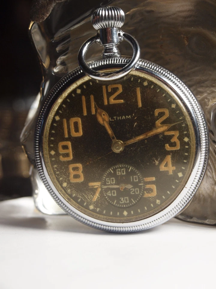 Reloj Bolsillo Waltham Cuerda Manual Foto 2 de 4