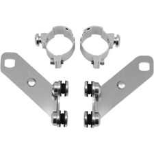 Memphis Shades Lower Deflector Mount Kit - 35-43mm Forks (Polished) MEM9884