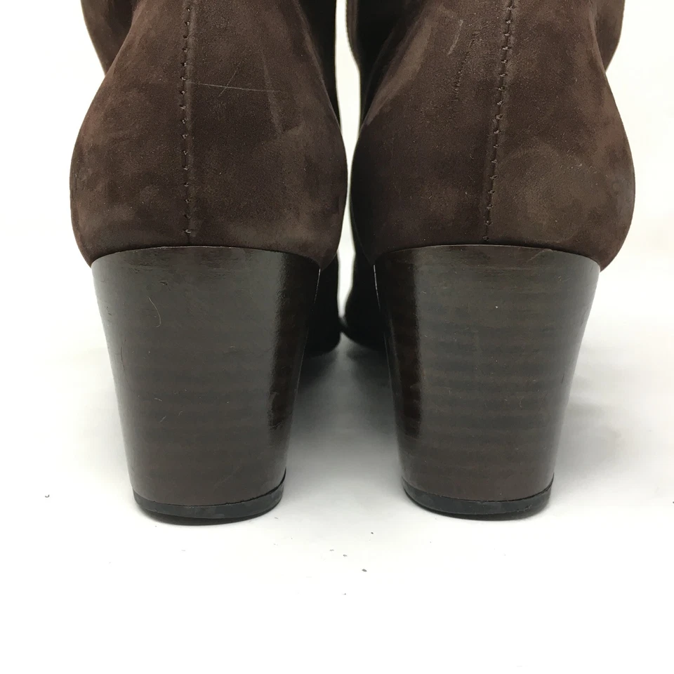 Arche Ln Botines Botines Zapatos Mujer Talla 7 EE. UU. 38 UE Cuero Marrón Cremallera Foto 4 de 4