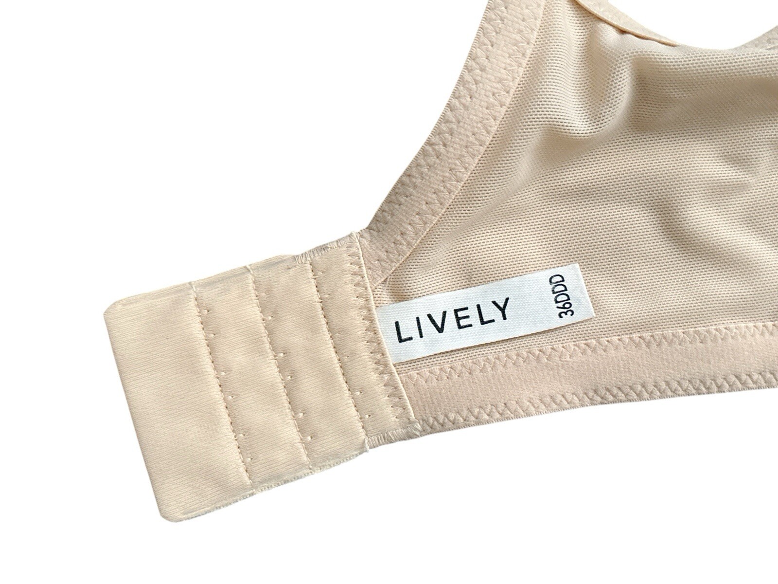 LIVELY Size 36DDD Beige Full Coverage Underwired … - image 6
