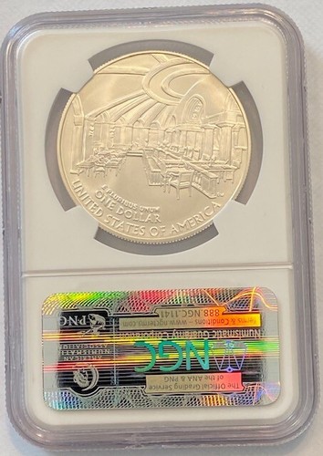 2005-P John Marshall $1 Silver Commemorative NGC MS-70--with Free Shipping - Picture 3 of 4