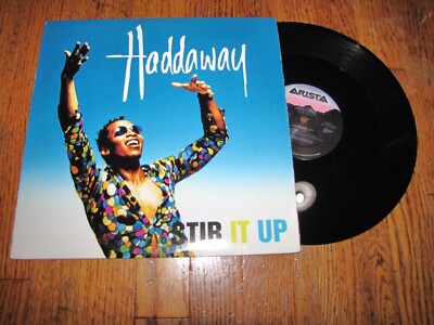 HADDAWAY - STIR IT UP - ARISTA RECORDS 12'' SINGLE