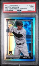 ANDREW VAUGHN 2021 Topps Update 1992 Redux #TC9227 RC PSA 9 POP 1
