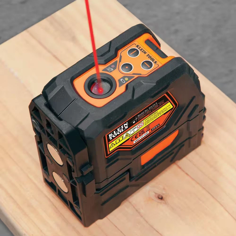 Laser Level, Self-Leveling Red Cross-Line Level and Red Plumb Spot (93LCLS)