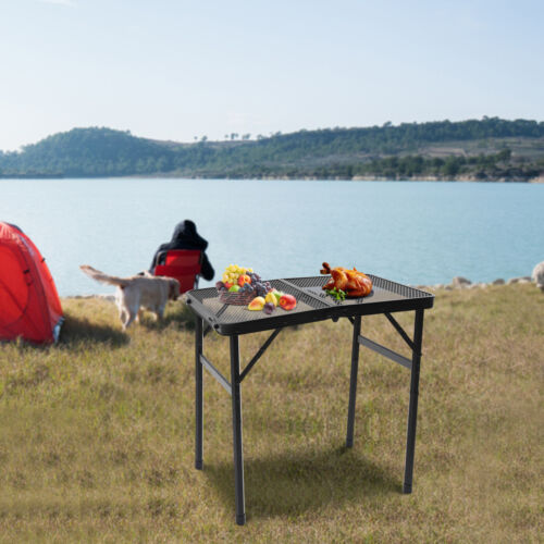 Grill Outdoor Picnic Folding Camping Table Multi-functional Table Portable