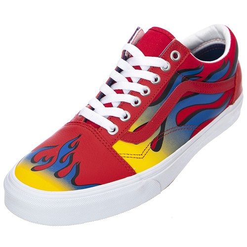 Vans ua old skool racer shoes - red / true blue - scarpe uomo rosse / blu |  eBay