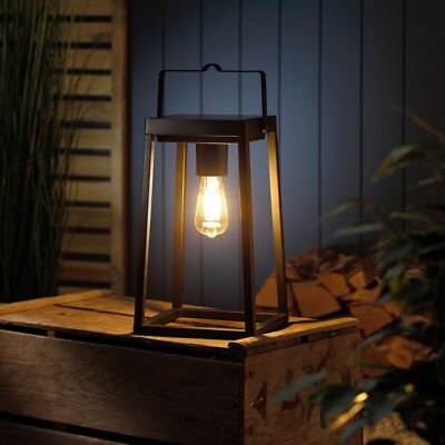 Auraglow Solar & USB Wiederaufladbare Laterne Außen LED Tischlampe Kabelloses Licht