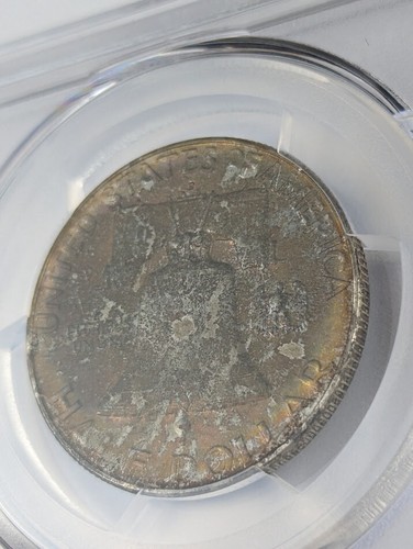 Medio dólar de plata Franklin 1957 D - NGC MS65+ Plus - Gran tono - TrueView - Imagen 6 de 6