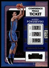2021-22 Panini Contenders Conference Finals Ticket Aleksej Pokusevski /75 #95