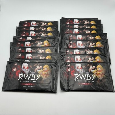 Rwby Selten Kollektor Karten Serie 1 - Set Mit 18 Versiegelt Packung!