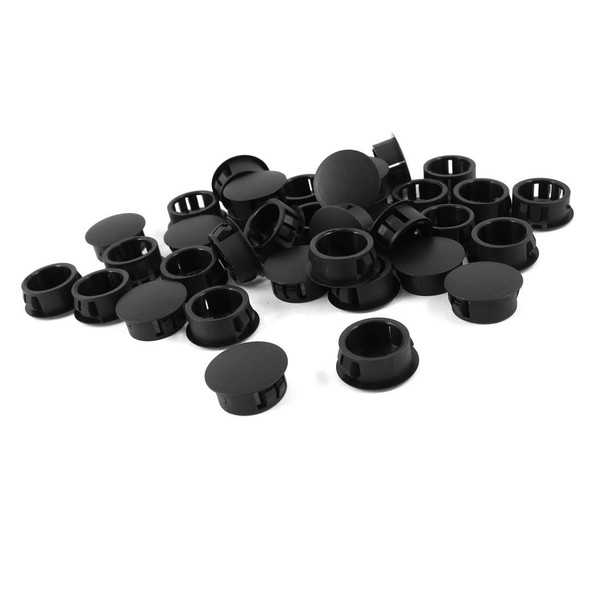 40 Pcs Black Snap in Mount Locking Hole Covers 20mm X 24mm X 10mm for sale online eBay