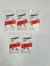 SET OF 5 Energizer Silver Oxide Coin Batteries Button Cell 1.5 V Battery