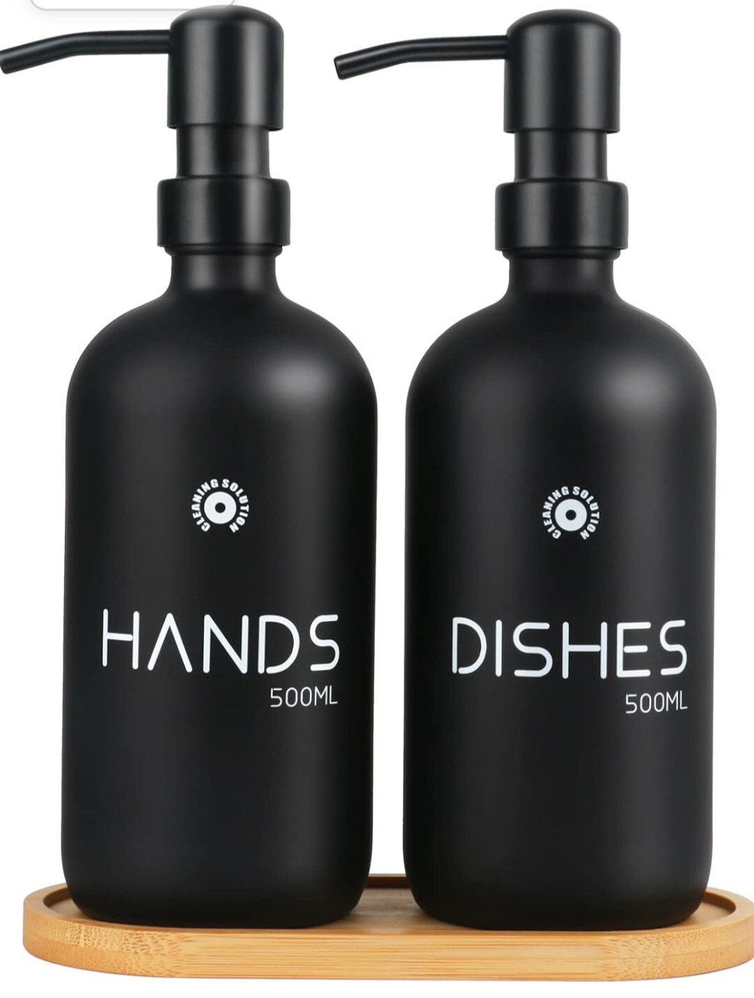 Soap Dispenser, 2 Pack Hand Soap Dispenser and Dish Soap Dispenser, 16OZ...-image