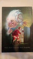 PUBLICITÉ IMPRIMÉE DE NOËL COCA-COLA DEC 1948 NATL GEO IL Y A L'HOSPITALITÉ