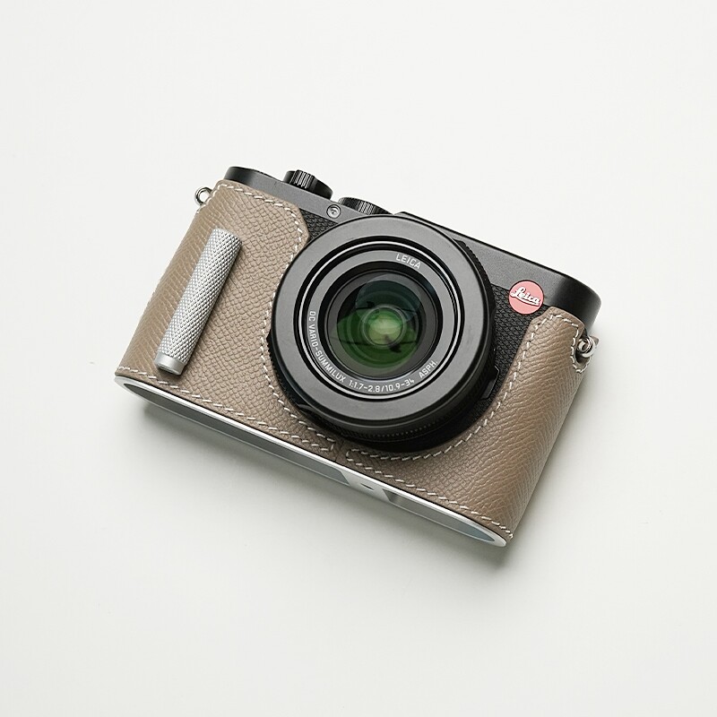 Leather Metal Insert Half Case for Leica D-LUX8 MrStone Grip Dlux8
