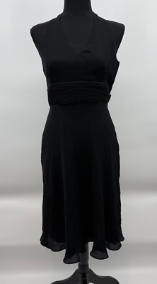 Ann Taylor Dress Women 2 Petite Black Halter Silk Pleated Sleeveless Evening | eBay Ann Taylor Dress Women 2 Petite Black Halter Silk Pleated Sleeveless Evening | eBay