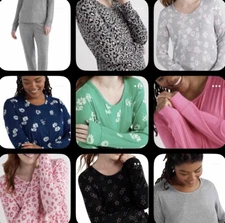 Joyspun Womens Ribbed Ultra Soft 2 Piece PJ set, sizes S, M, L, XL, 2XL, 3XL